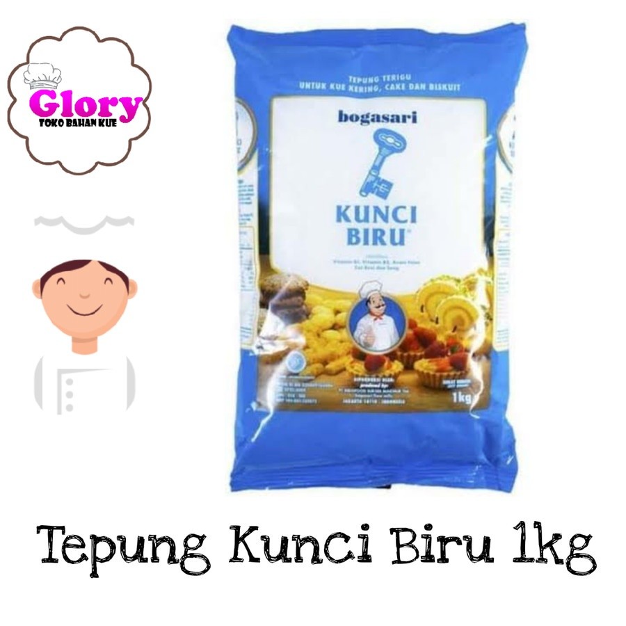 

tepung terigu kunci biru 1kg