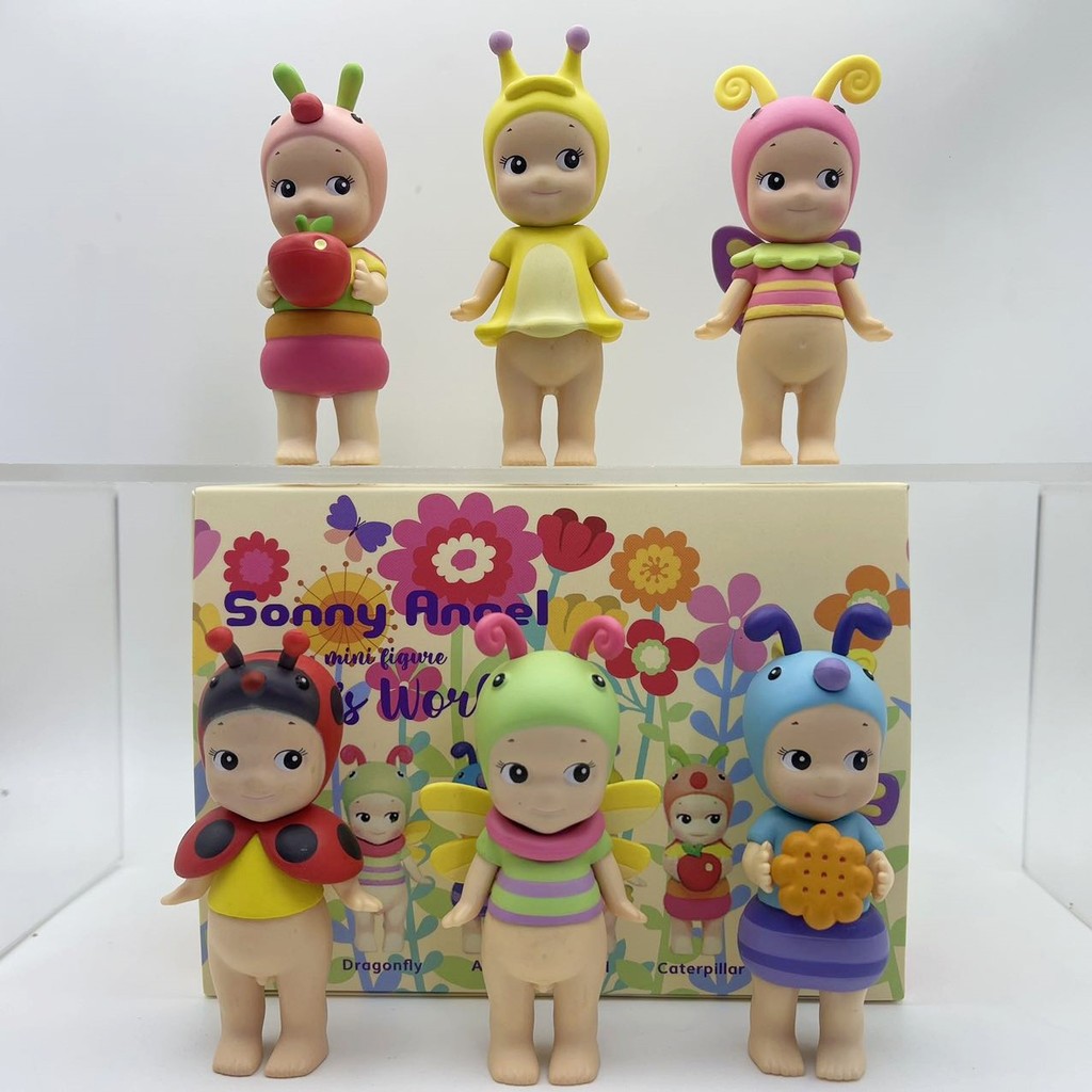 Sonny Angel Bug'S World Blind Box Ladybug Ant Snail Angel Cute Doll Mini Figure Anime Handmade