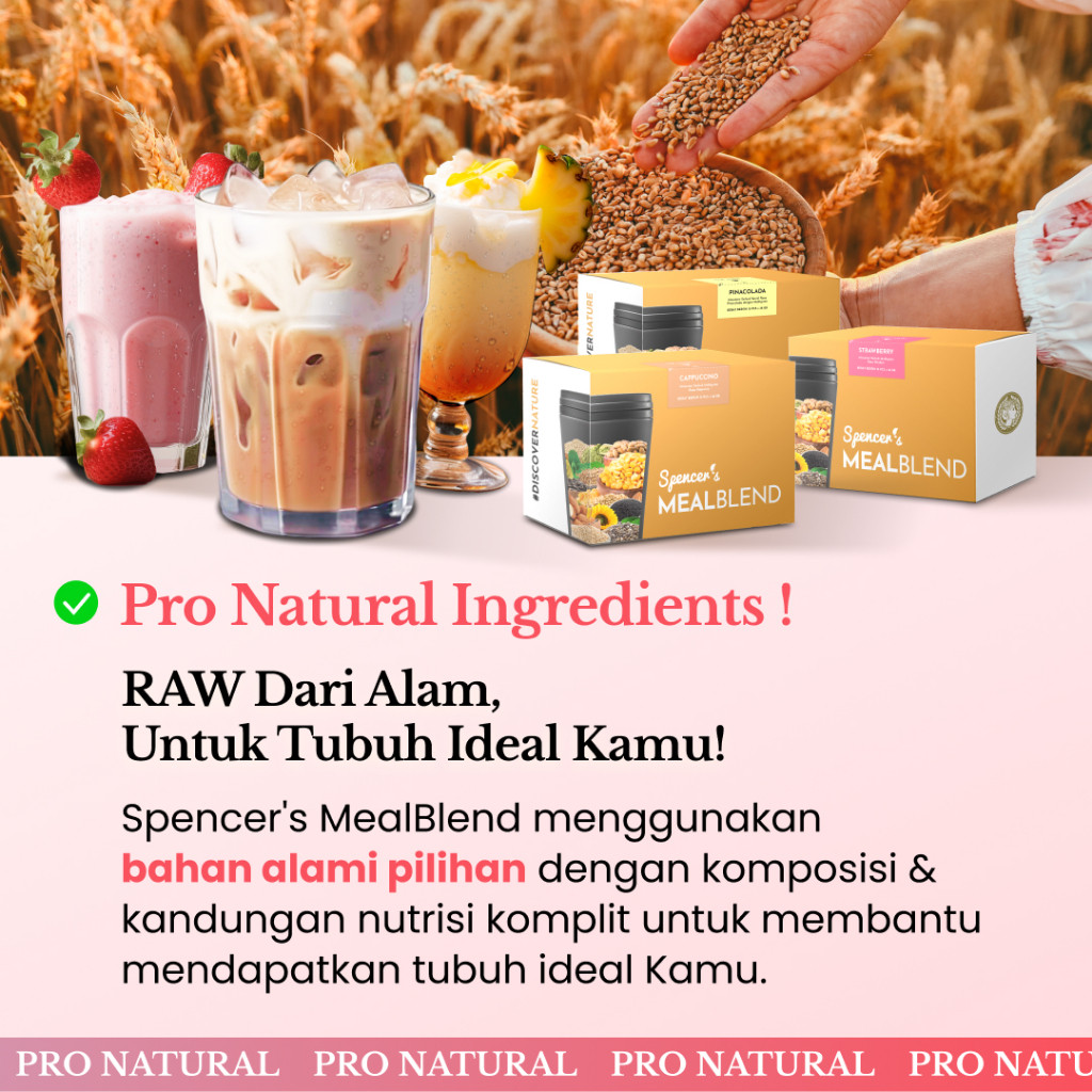 

SPENCER's MealBlend TRIAL 1 SACHET Pengganti Makanan Sehat Solusi Langsing Tanpa Kelaparan