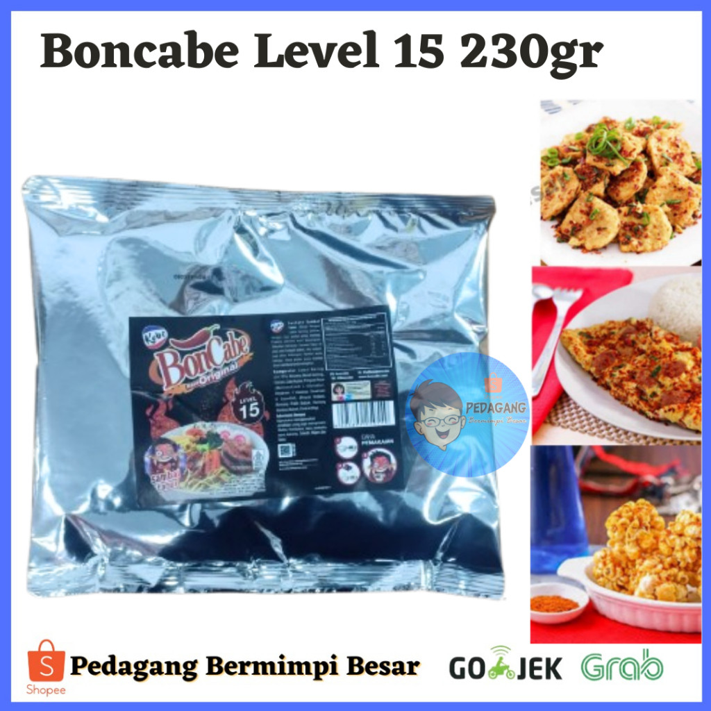 

Boncabe Level 15 230gr Bon Cabe Cabe Bubuk Cabai Bubuk