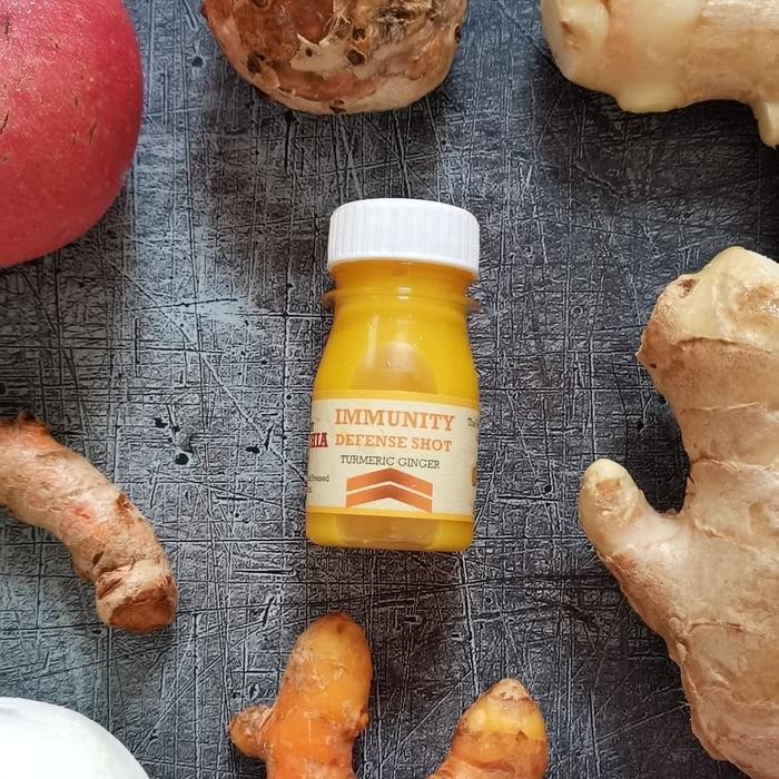 

Terlaris Immunity Shot Turmeric Ginger Kunyit Jahe 50Ml Cold Pressed Juice