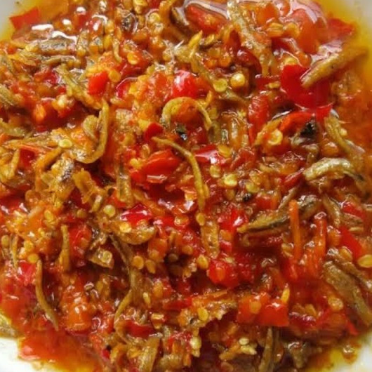 

SAMBEL TERI EXTRA PEDAS DOWER 25 gr /TANPA PENGAWET