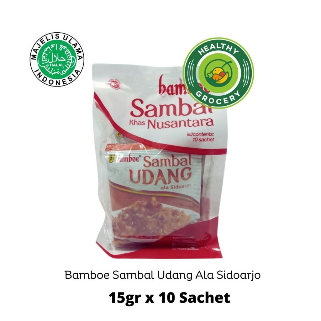 

Bamboe Sambal 15gr SAMBEL BAWANG UDANG TERASI IJO