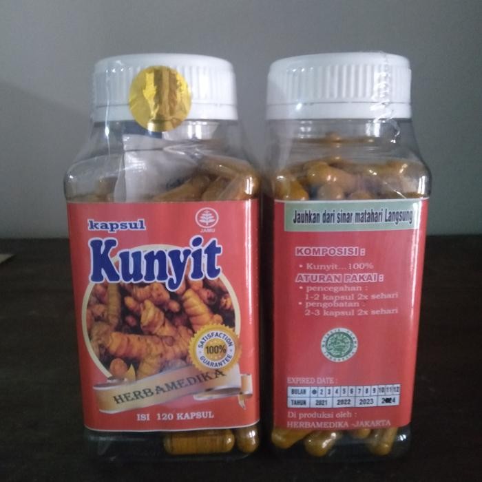 

Terlaris Kapsul Kunyit Herbamedika Isi 120 Kapsul