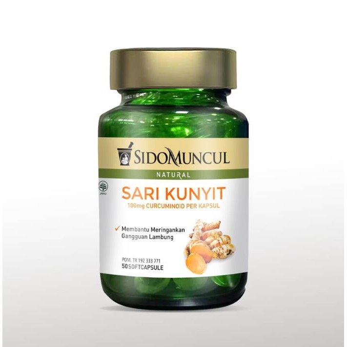 

Terlaris Sido Muncul Natural Sari Kunyit Soft Capsule 50 Kapsul Sidomuncul