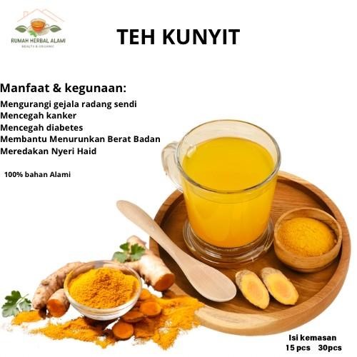 

Terlaris Teh Kunyit Herbal Alami Isi 30Pcs