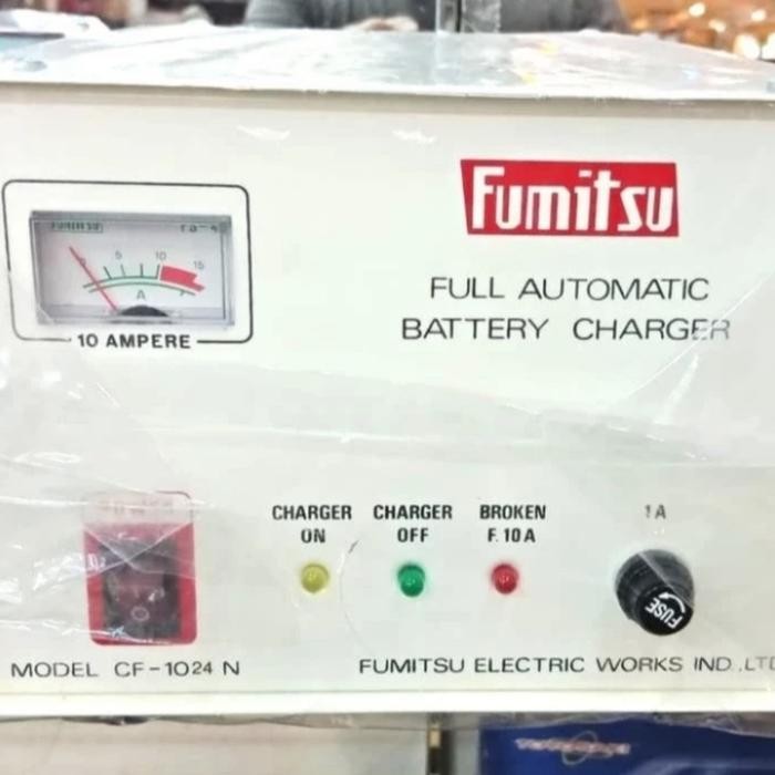 Ready JT FUMITSU FULL AUTOMATIC BATTERY CHARGER CF 1024 N 24 10 AMPERE 24 VOLT