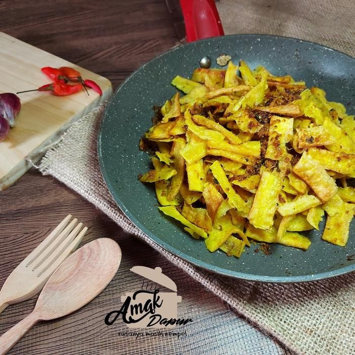 

Terlaris Keripik Singkong [Karikong] Kunyit Amak Dapur