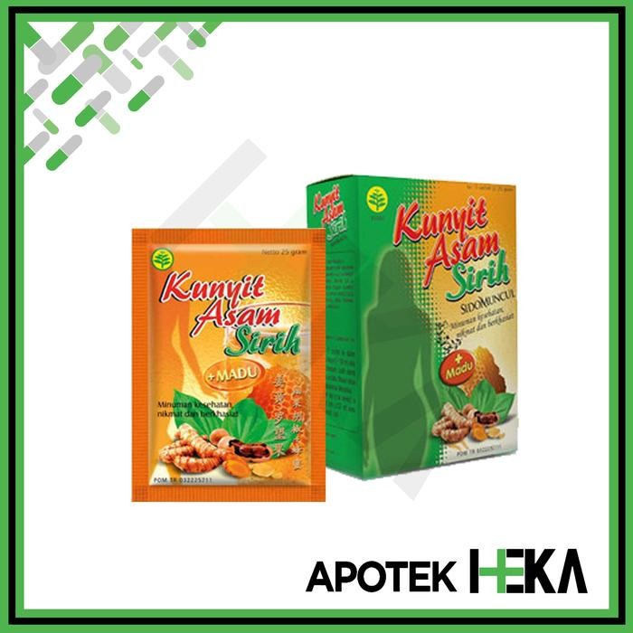 

Terlaris Kunyit Asam Sirih Sido Muncul Box Isi 5 Sachet - Mengurangi Bau Badan