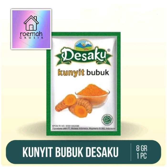 

Terlaris Desaku Kunyit Bubuk 1 Renceng Bumbu Masak Instan Rempah Masakan