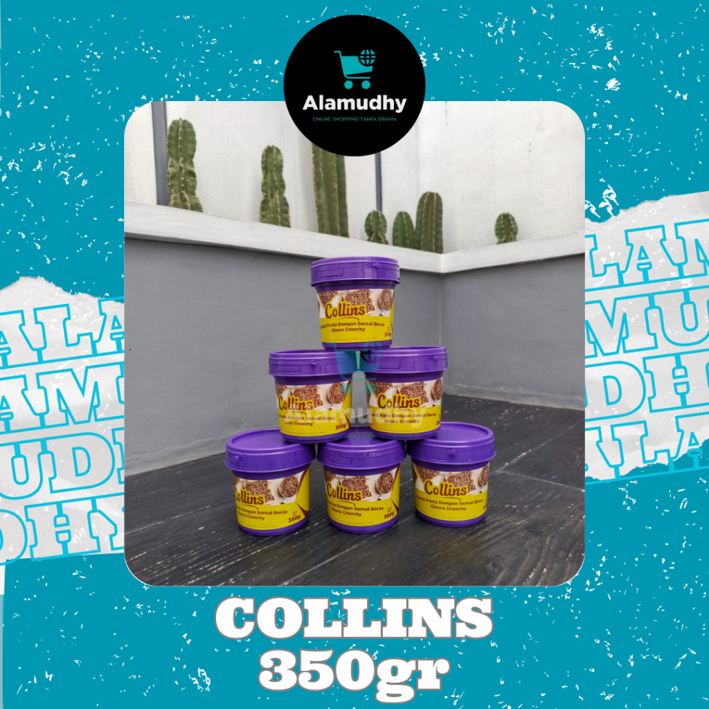 

Collins Choco Crunchy 350gr/ Selai Roti / Toping Donat Collins / Selai Donat / Collins Selai Donat
