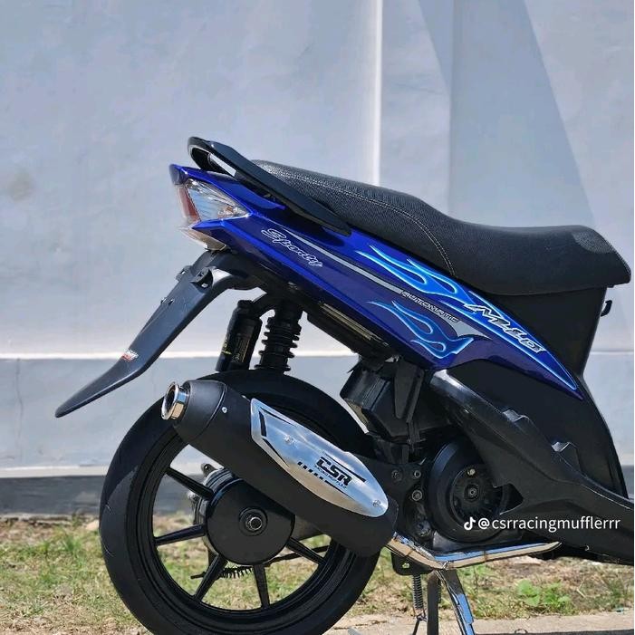 knalpot standar racing csr soul fino karbu