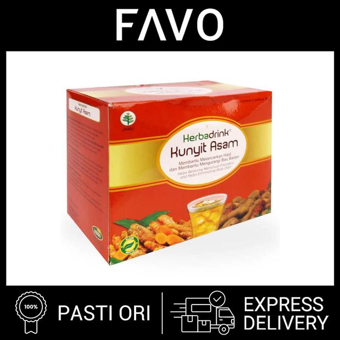 

Terlaris Herbadrink Kunyit Asam - 5 Sachets - Minuman Kewanitaan