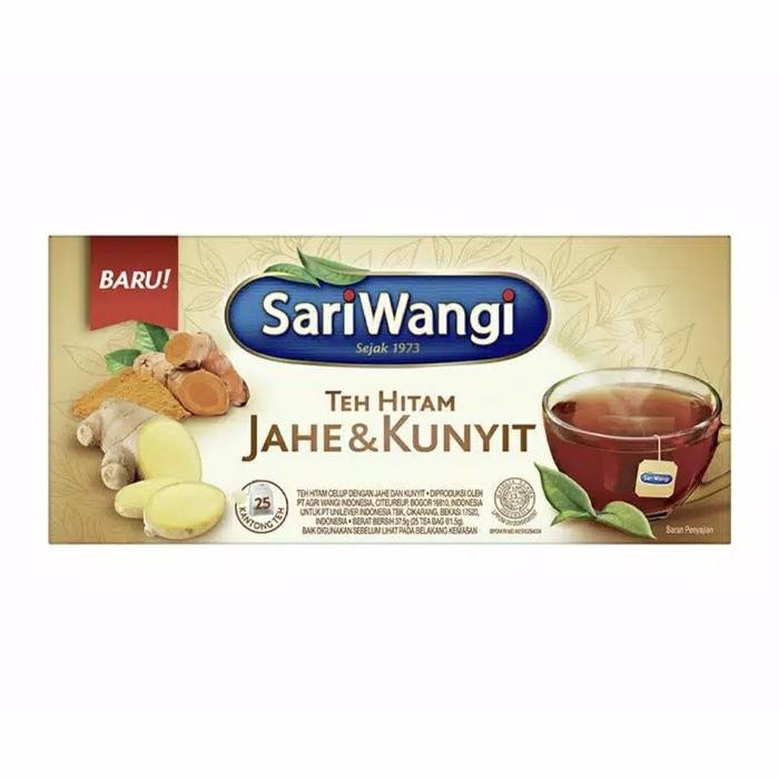 

Terlaris Teh Sariwangi Jahe & Kunyit 25 Bags