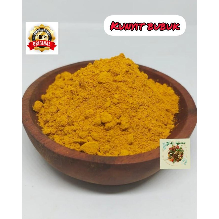 

Terlaris Kunyit Bubuk Asli / Tumeric Powder - 100Gram
