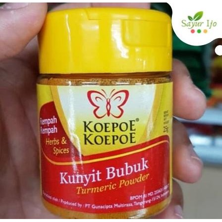 

Terlaris Koepoe Koepoe Kunyit Bubuk 25 Gram Turmeric Powder Bumbu Rempah