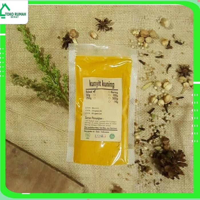 

Terlaris Kunyit Kuning Bubuk 250 Gr - Curcuma Longa - Murni Export