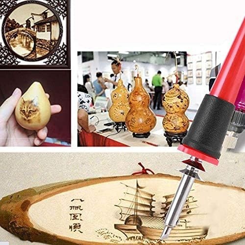 

Solder lukis kayu Alat Lukis Bakar Wood Burning Pen Pyrography solder menggabar serbaguna 5 set dan