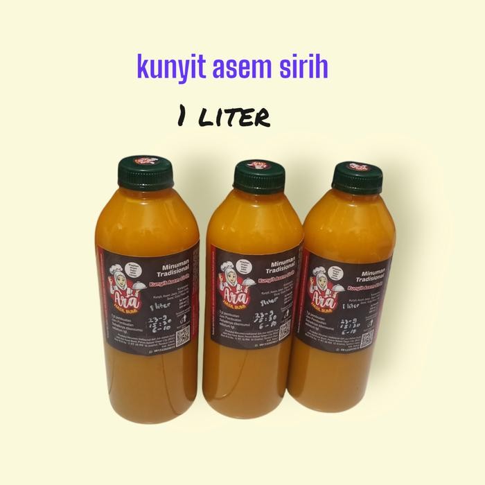 

Terlaris Ara Hasil Bumi Kunyit Asem Sirih 200Ml / 250Ml / 1000Ml