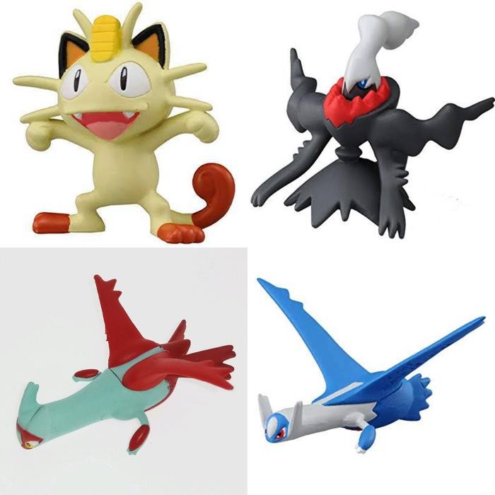 ASLI Takara Tomy Moncolle Pokemon Figure - Meowth Darkrai Latias Latios