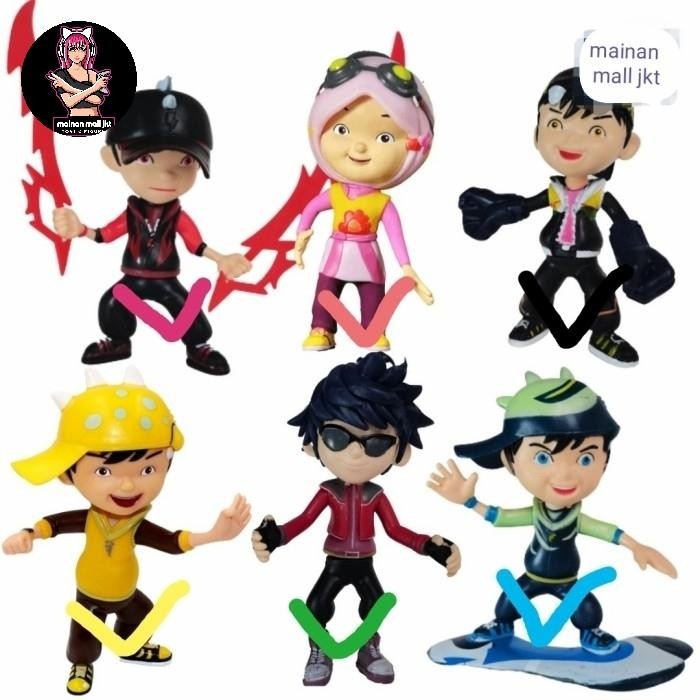 ASLI Boboiboy figure - mainan boboiboy - action figure boboiboy satuan