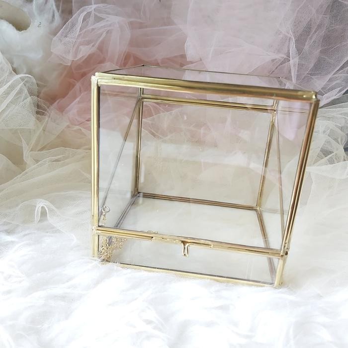 JTTOP" KOTAK SESERAHAN WEDDING RING BOX TERARIUM KALUNG CINCIN GELANG MAHAR