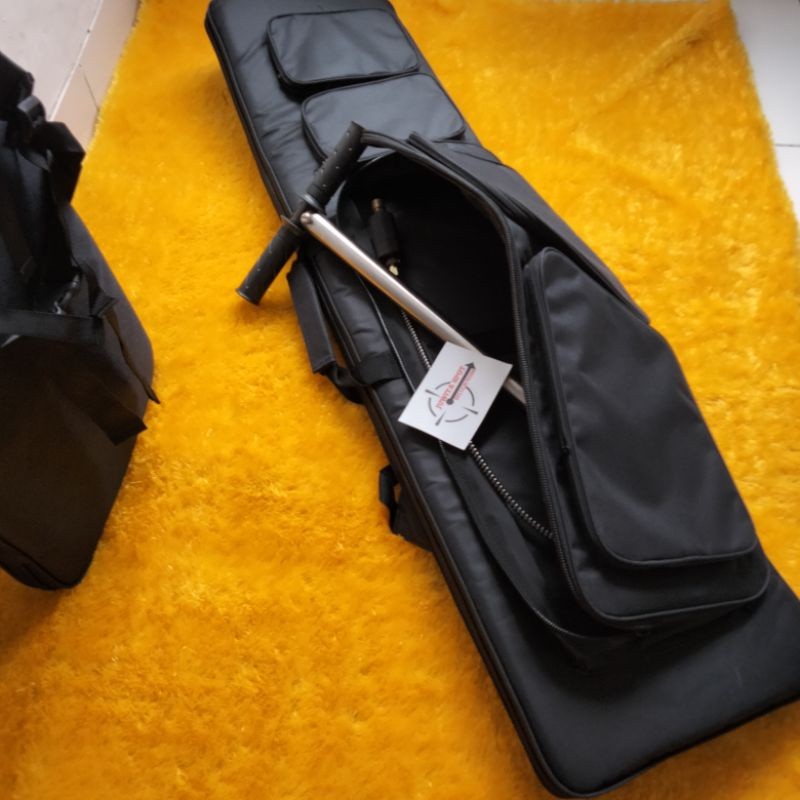tas kotak hitam 120cm plus kantong pompa pcp