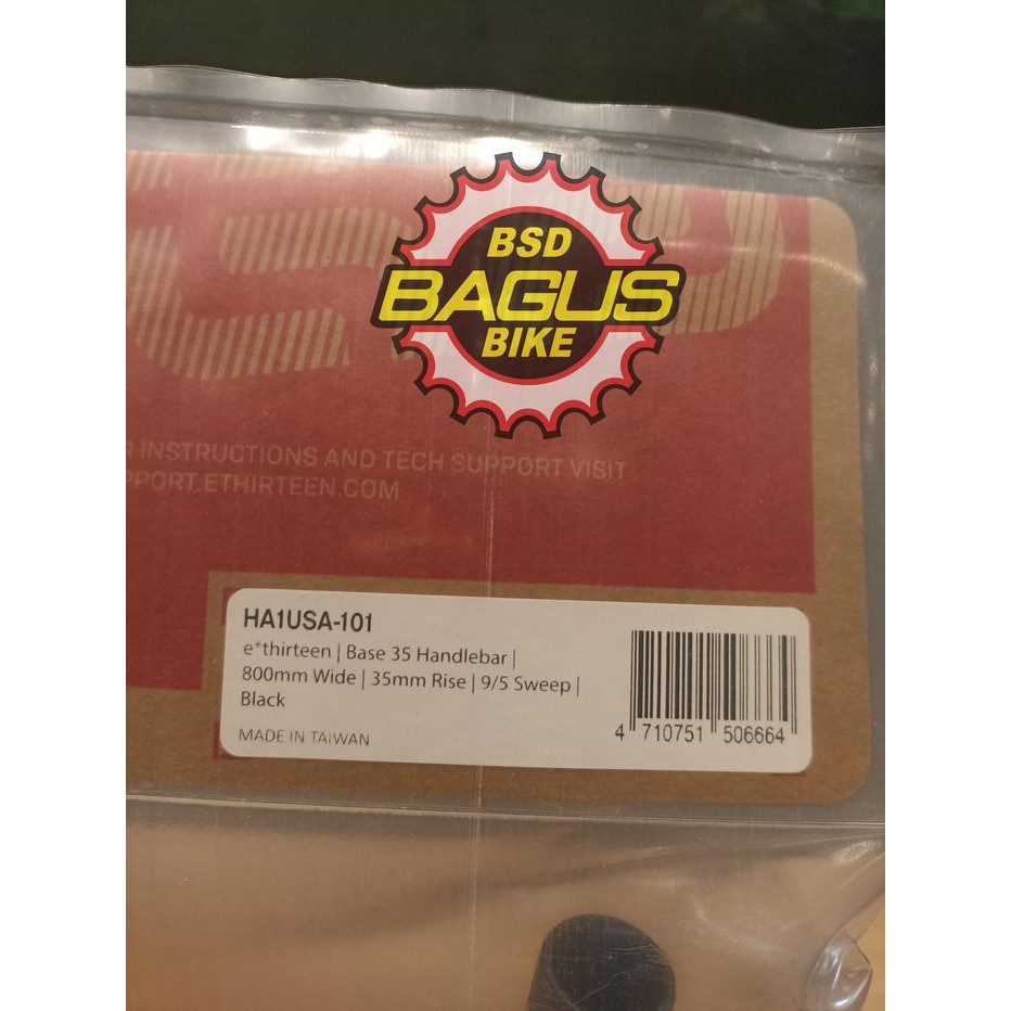 Terhemat Part Sepeda E13 Handlebar Nn Ha1Usa-101 Base 35 Handlebar Rise 35Mm