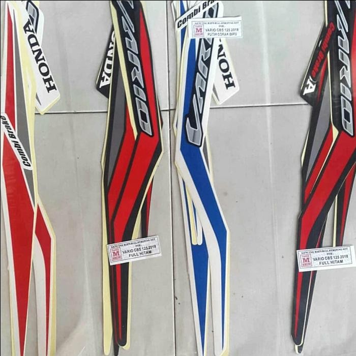 Ready JT Striping motor Vario Cbs 125 2018 / Stiker body Vario Cbs 125 2018
