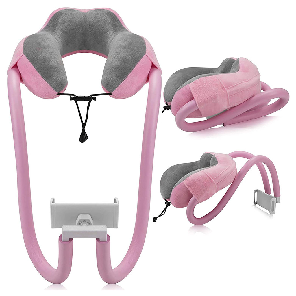 Mobile Phone Holder With Lazy Support U-shaped Pillow Nap Pillow Memory Foam Cervical Spine Neck Pil
