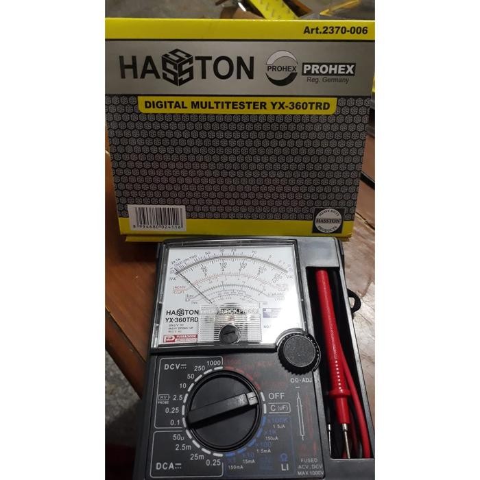 Terhemat Multitester / Avometer Analog Yx-360 Hasston Prohex (2370-006)