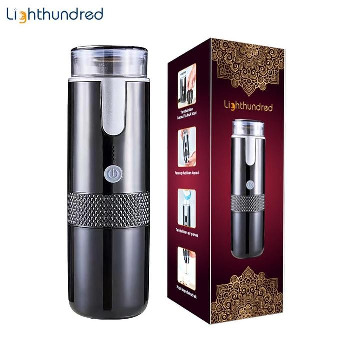 

Terlaris Lighthundred Mall Mesin Kopi / Mesin Pembuat Espresso Portable / Portable Elektrik Coffee