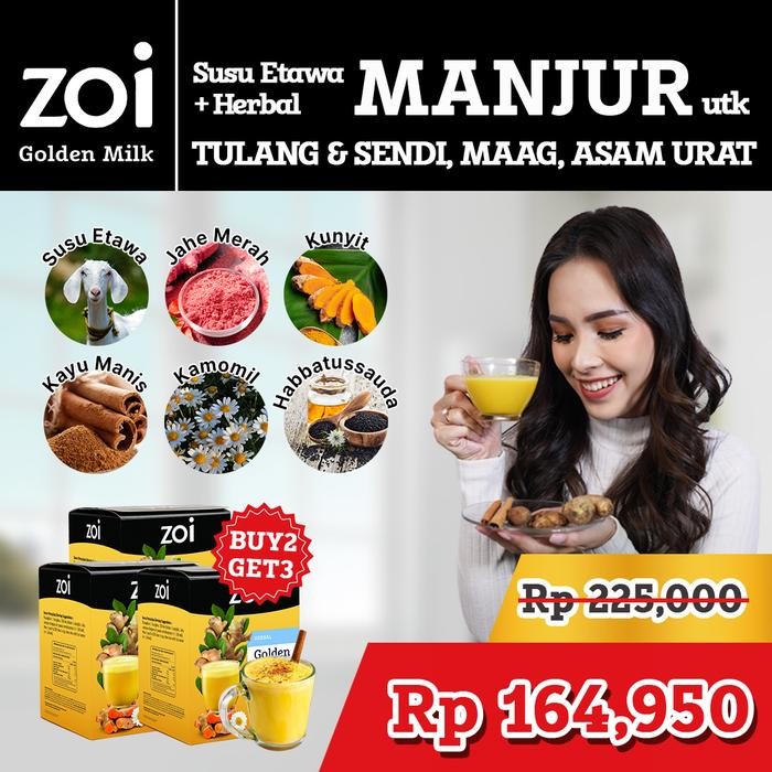 

Terlaris Beli 2 Box Dapat 3 Box Lady X Zoi Golden Susu Herbal Susu Sehat Susu Kambing, Jahe Dan