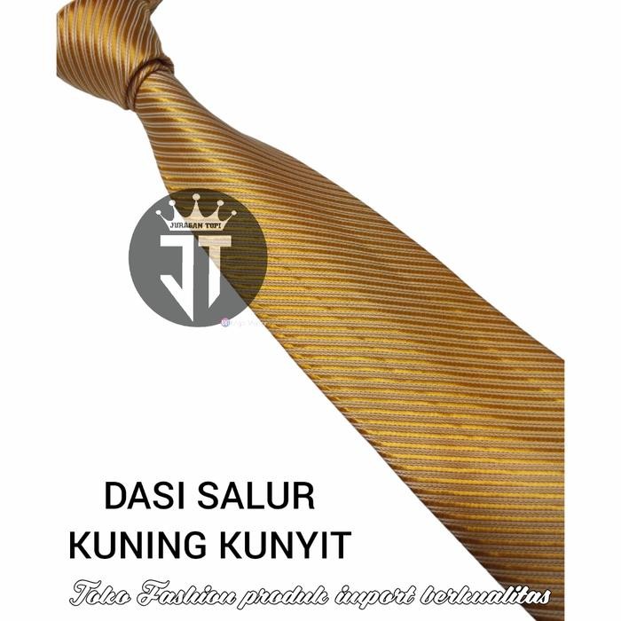

Terlaris Dasi Formal Pria Salur Besar 3 Inc Import - Kuning Kunyit