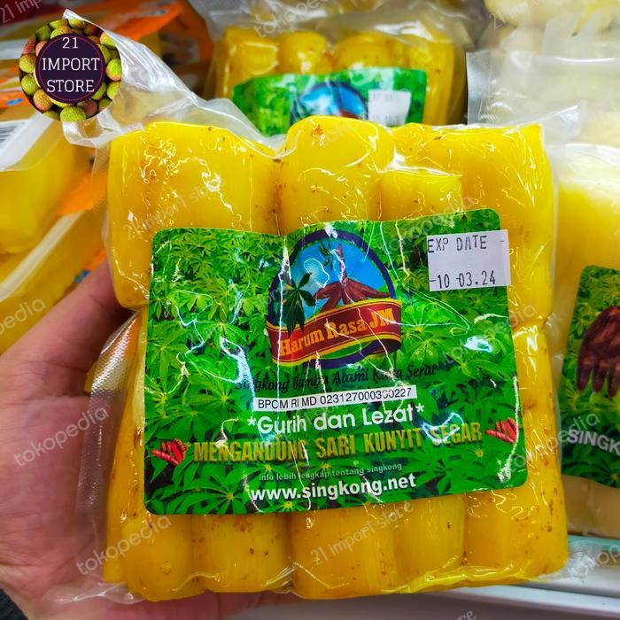 

Terlaris Singkong Matang Harum Rasa Jm Singkong Mengandung Sari Kunyit 800 Gr