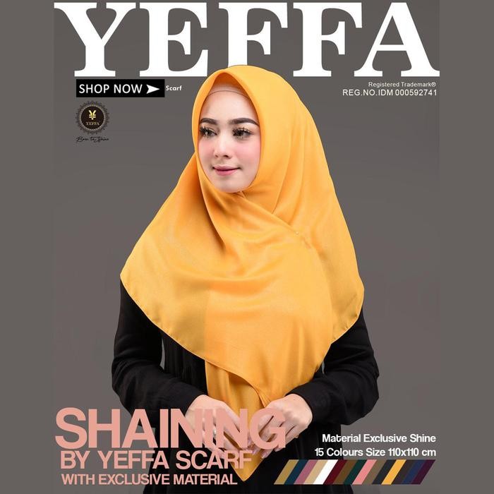 

Terlaris Jilbab Segi Empat Shaining Kunyit By Yeffa Scarf- Hijab Kerudung Polos