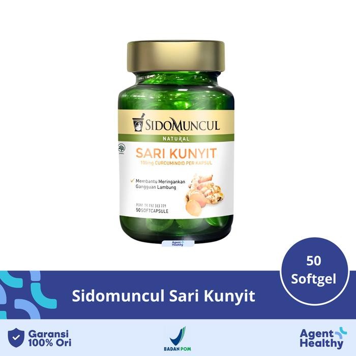 

Terlaris Sidomuncul Sari Kunyit (50 Softgels)