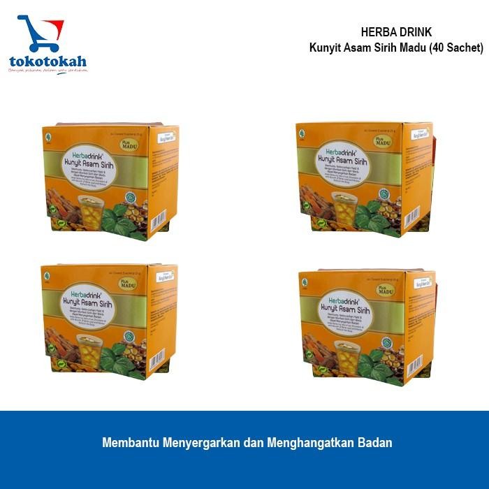 

Terlaris Herbadrink Kunyit Asam Sirih Plus Madu 4Box