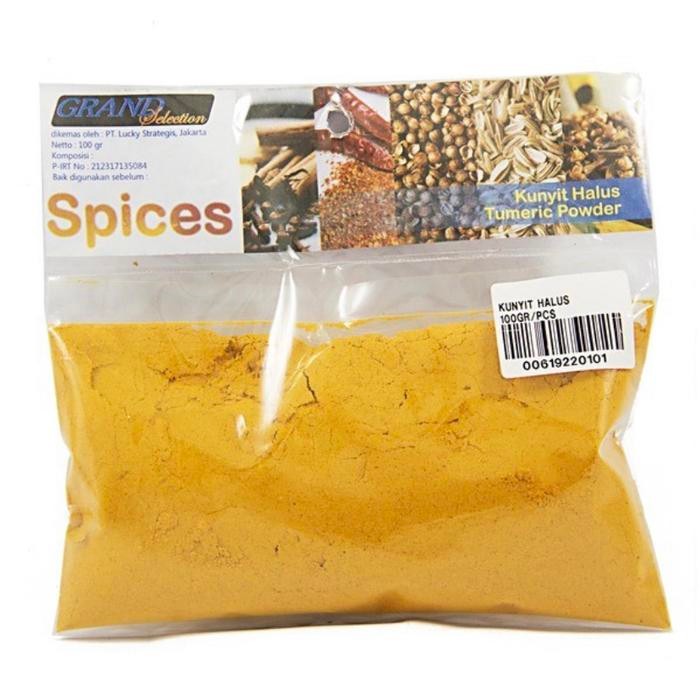 

Terlaris Bubuk Kunyit Halus Grand Selection 100Gr Turmeric Powder