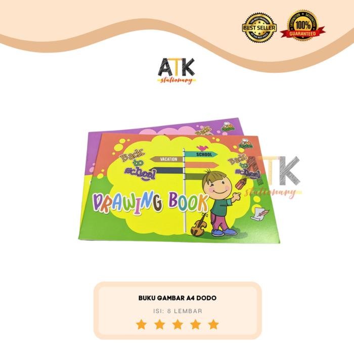 

Buku Gambar / Drawing Book Sketsa A4 Dodo ( 1 Pcs) atk