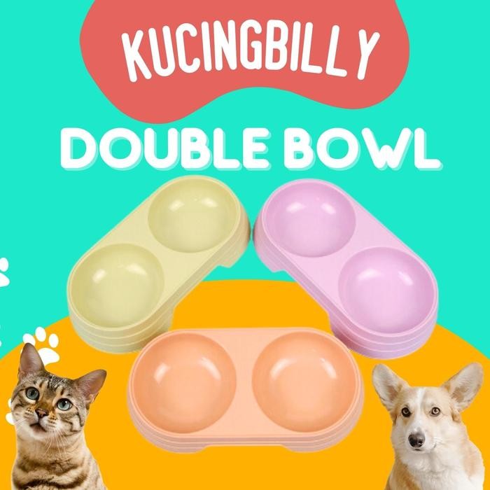 

Mangkuk makanan dan minuman kucing anjing hewan tempat makan pet bowl