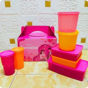 

TUPPERWARE SAMARA SET - WADAH MAKANAN DAN MINUMAN KOMPLIT