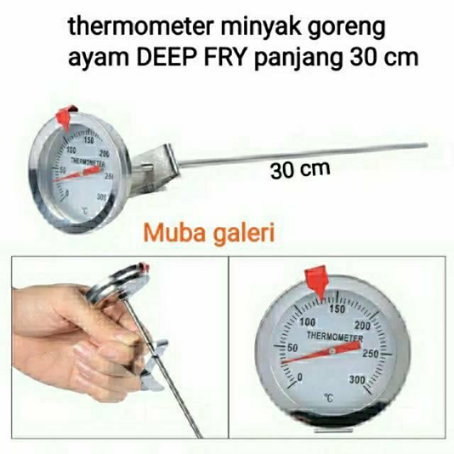 

THERMOMETER MASAK MEKANIK ALAT UKUR SUHU PANAS MINYAK GORENG MAKANAN DAN MINUMAN Bu