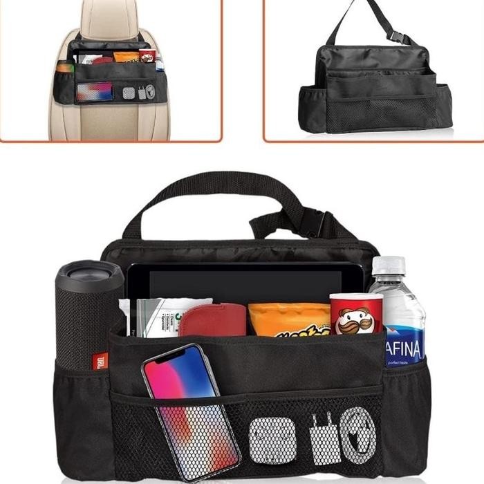 

Special - Car seat Tas belakang jok mobil tempat peyimpanan makanan dan minuman / car oraganizer