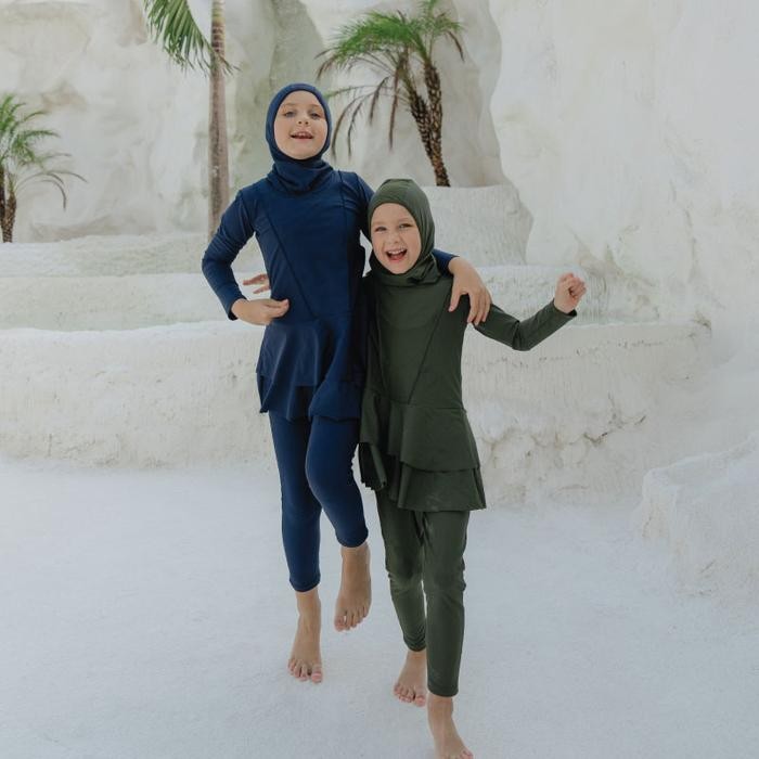 Lee Vierra Layla Burqini Kids, Baju Renang Muslim Anak