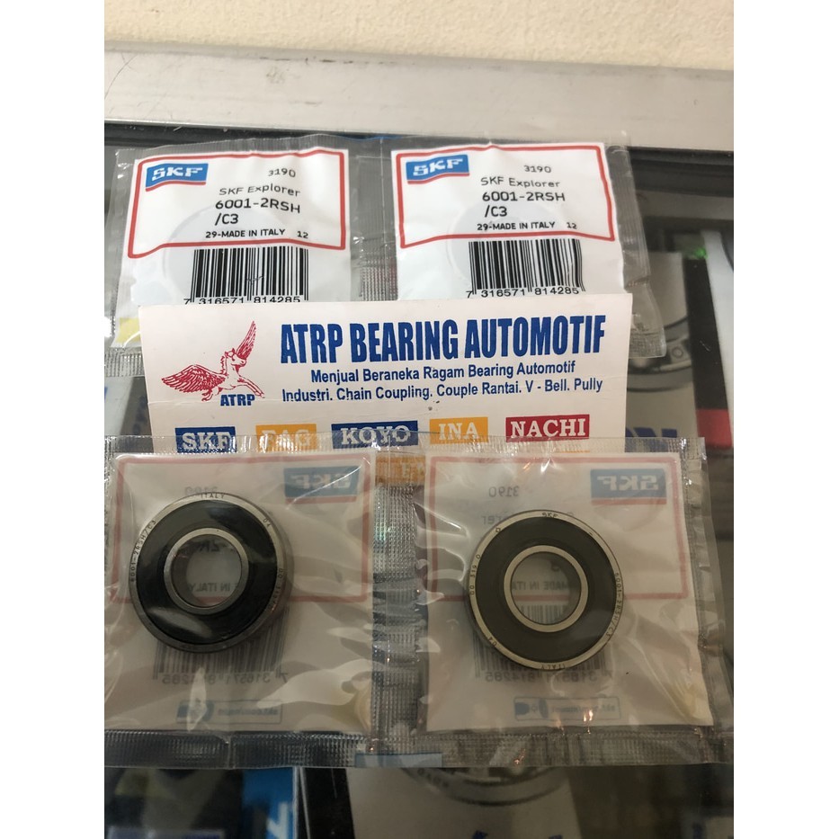 BALL BEARING 6001 2RSH/C3 6001 2RS C3 SKF