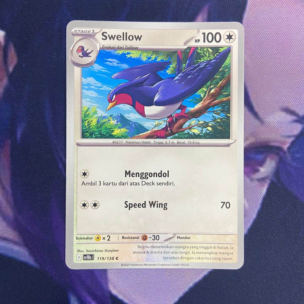 pokemon (ID) swellow - SV10s 119/138 - C