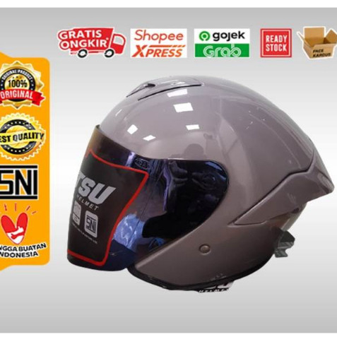 HELM SNI / HELM JITSU KAIROS GUNMETGLOSSY - HELM HALF FACE