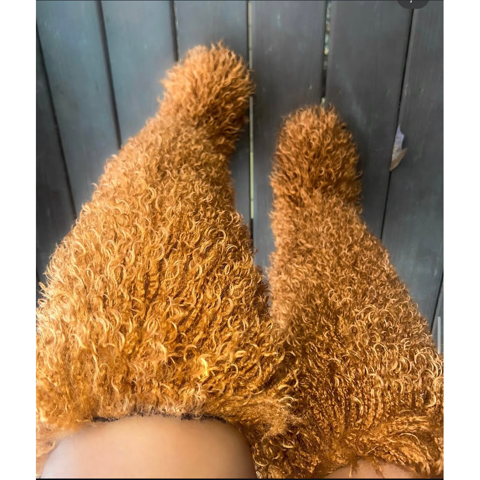 Women'S Thigh High Mongolian Boots High Boots Winter New Fox Fur Snow Boots Women'S Boots Leg Warm