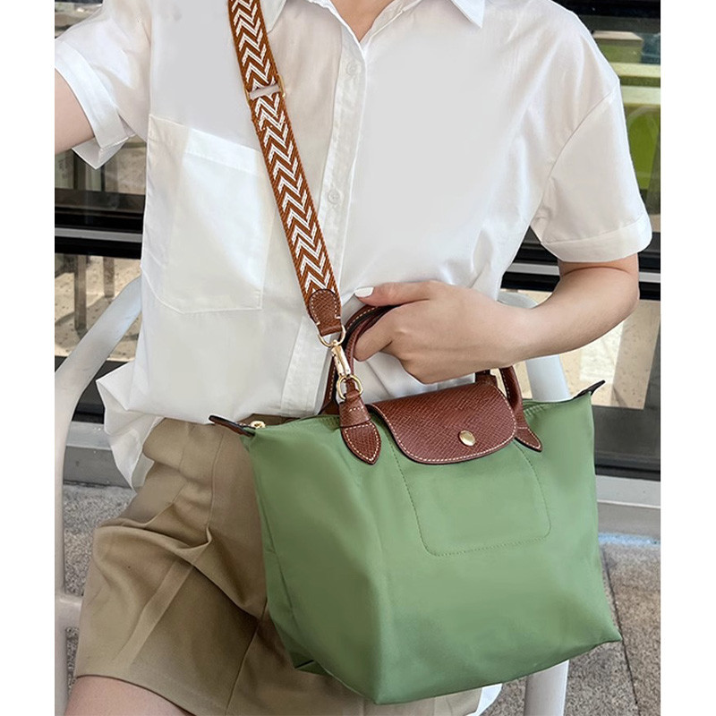 Replacement Bag Strap,For Longchamp Small Short Handle Bag,Adjustable Crossbody Canvas Shoulder